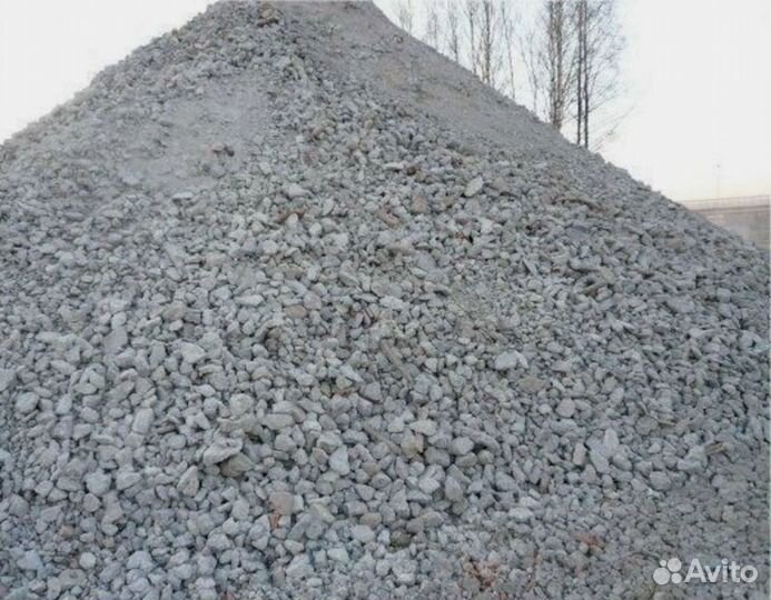 Щебень вторичный доставка