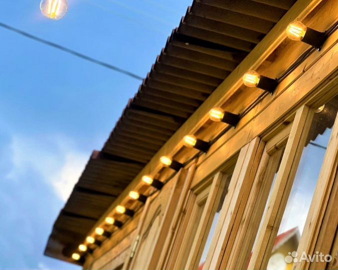 Гирлянда белт лайт с цоколем е27