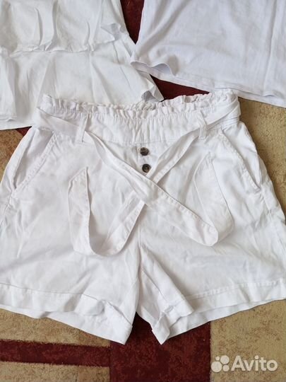 Шорты белые летние