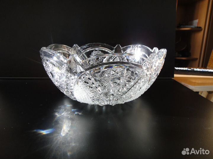 Салатники фруктовницы хрустальные