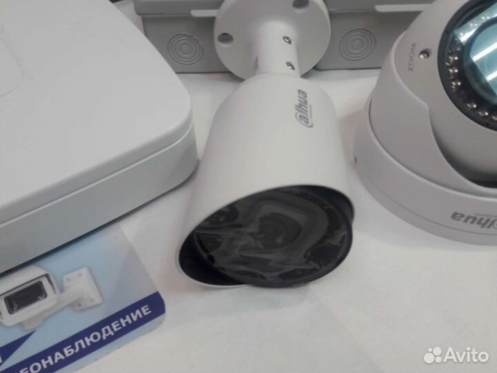 5 Камер видеонаблюдения 4Мп регистратор Dahua