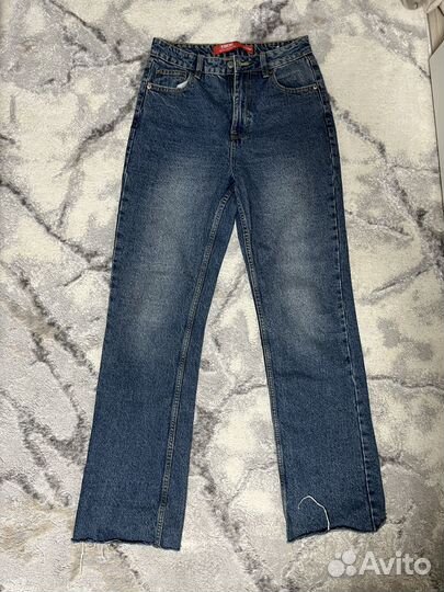 Джинсы женские широкие