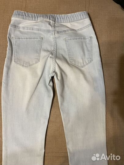 Джинсовые легенсы h&m