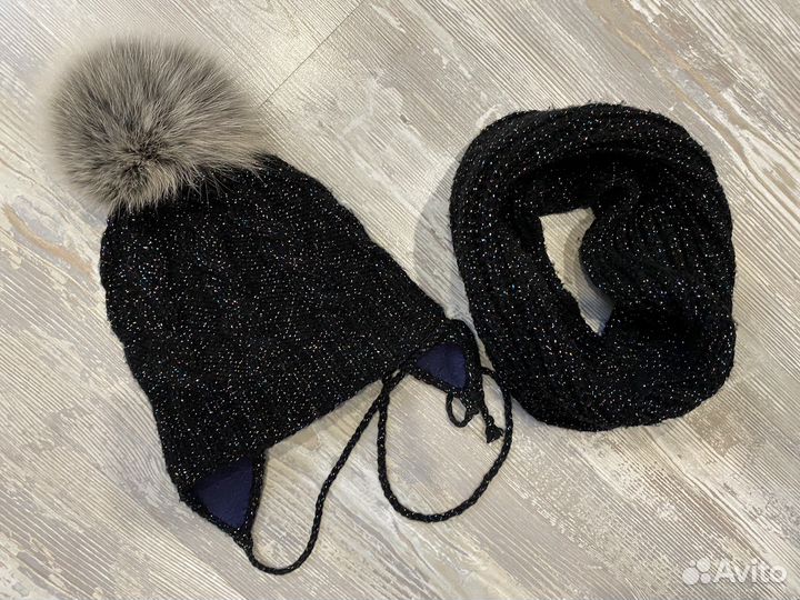 Шапка и снуд для девочки