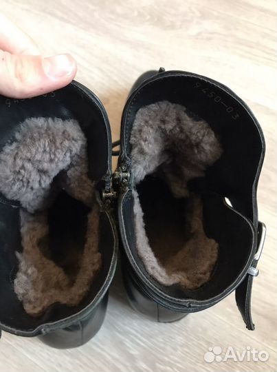 Ботинки зимние натуральная кожа