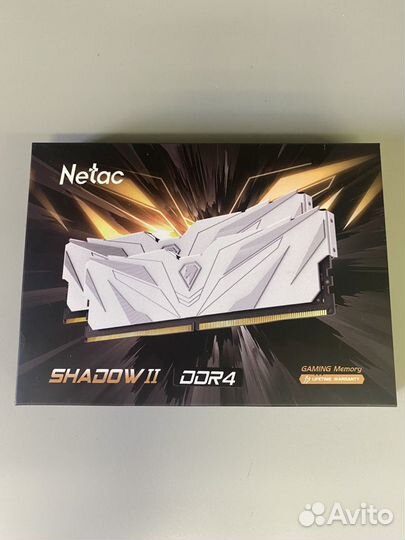 Оперативная память ddr4 Netac Shadow II 32GB