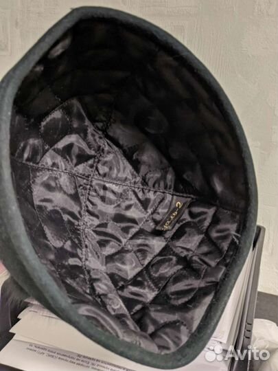 Шляпка зимняя женская шерсть с мехом