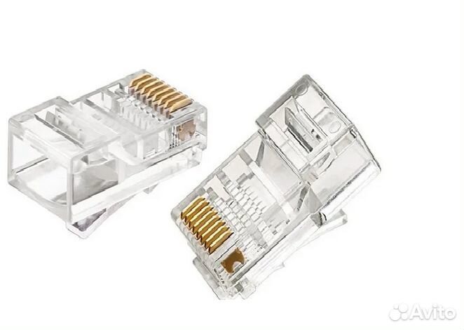 Конекторы RG-45 470 штук