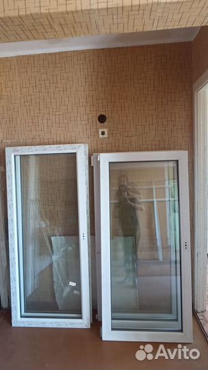 Оконные рамы пластиковые б/у