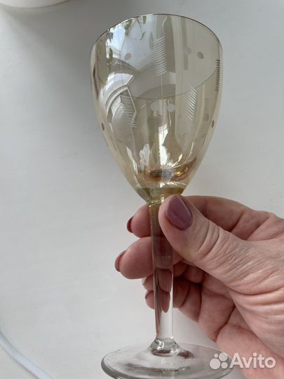 Фужер СССР цветное стекло