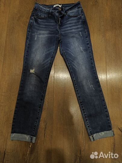 Бриджи джинсовые