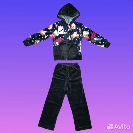 Костюм велюровый детский