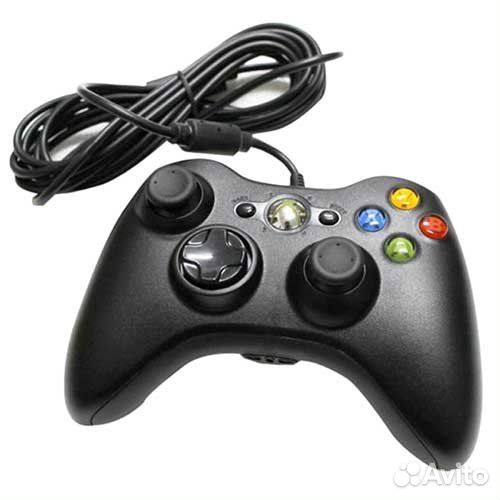 Новые - проводные геймпады для Xbox 360 PC (Black)