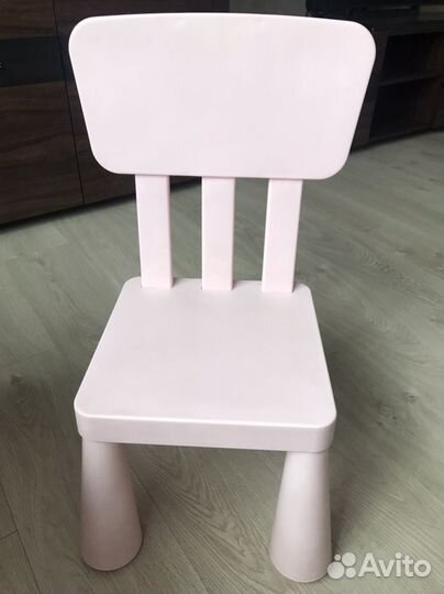 Детский стол и стул IKEA маммут