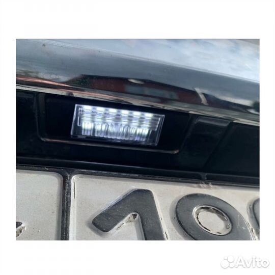 Светодиодная подсветка на номера Nissan