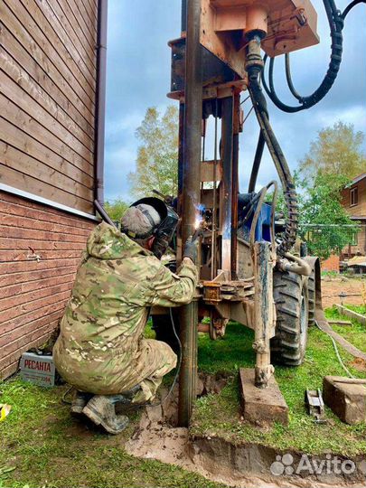 Бурение скважин на воду малогабаритной установкой