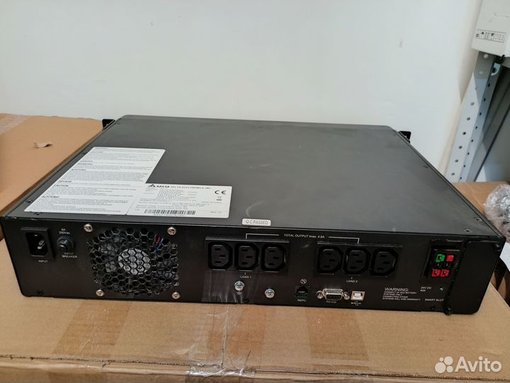Б/у ибп Delta 1 ква + Батарейный модуль 1 kVа 18Ah