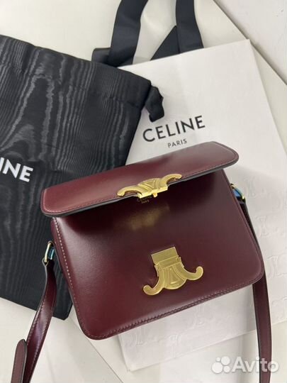 Сумка Celine бордо