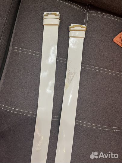 Ремень солдатский белый