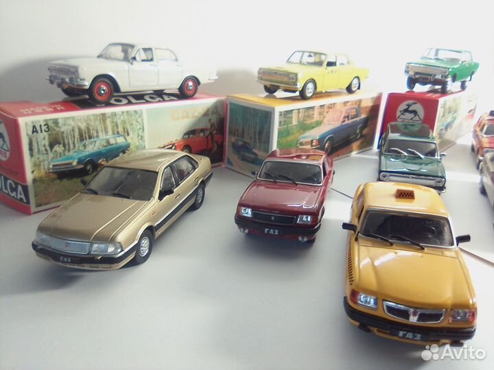 Волги газ-24, 2402, 31105, экорт-аэрофлот 1:43