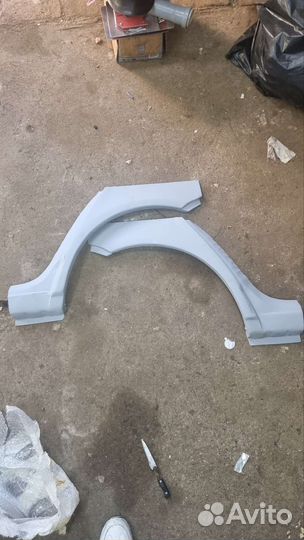 Полный комплект порогов и задних арок Приора
