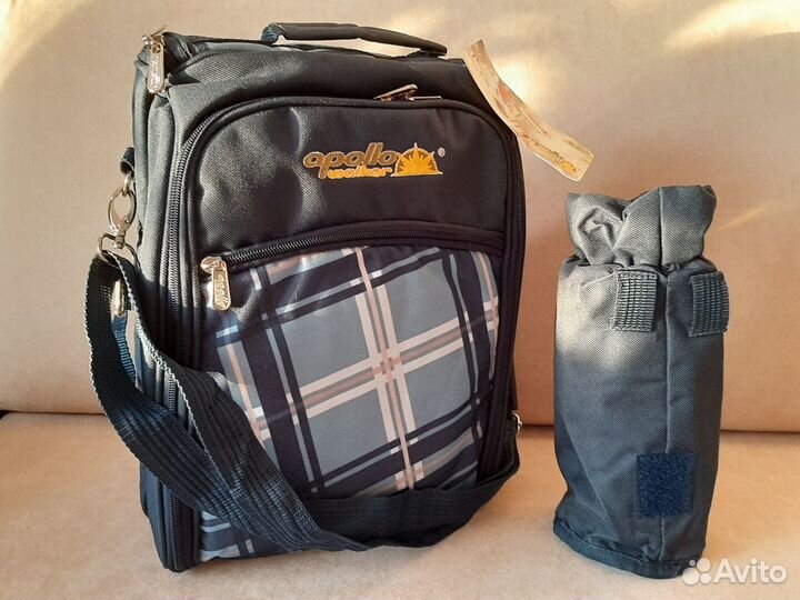 Термо сумка для пикника с набором посуды