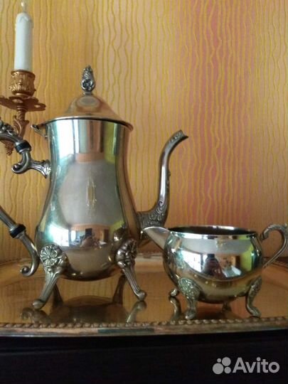 Чайный сервиз Италия серебрение