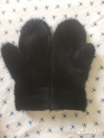 Варежки из норки