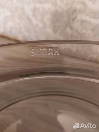 Кастрюля стеклянная Simax с крышкой, д.22 см