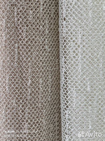 Тюль жаккард