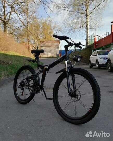 Велосипед складной двухподвес OKK-21-26 со склада