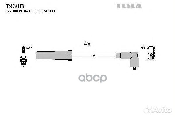 К-кт проводов Dacia Logan 1.4/1.6 04 T930B tesla