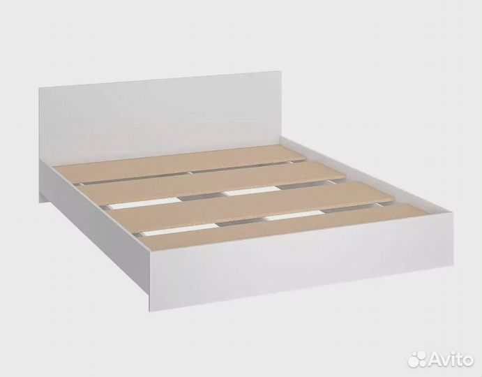 Кровать Ронда Бася 160 белая быстрая доставка