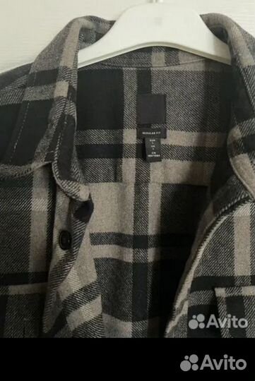 Теплая рубашка H&M
