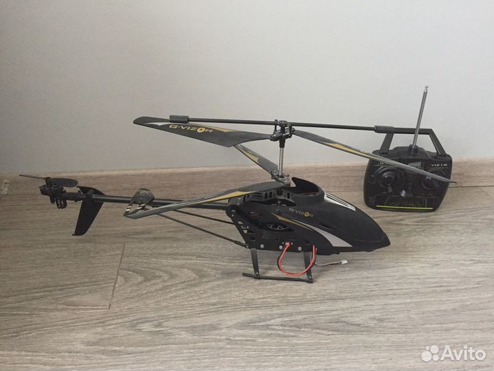 Радиоуправляемый вертолет gyro vizor с камерой