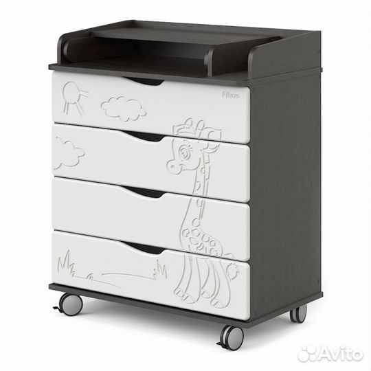 Комод Pituso Жирафик (Орион 804 пвх) новый