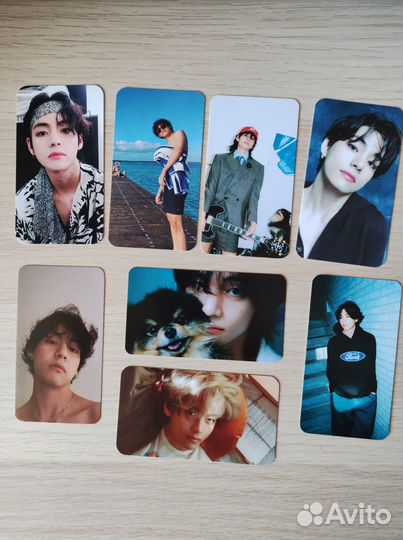 Bts карта тэхена, 8 шт бтс