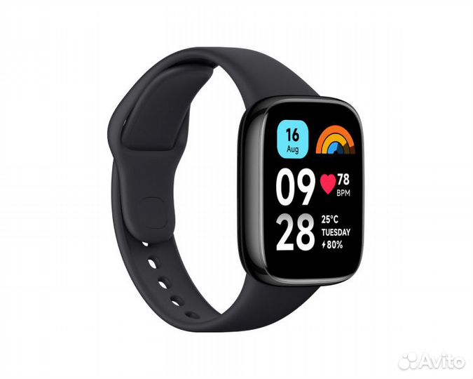 Умные часы Xiaomi Redmi Watch 3 Active, черные