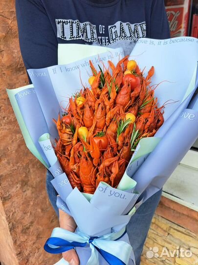 Мужской букет из раков