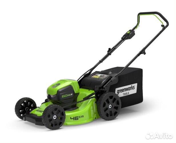 Аккумуляторная газонокосилка greenworks GD60LM46HP