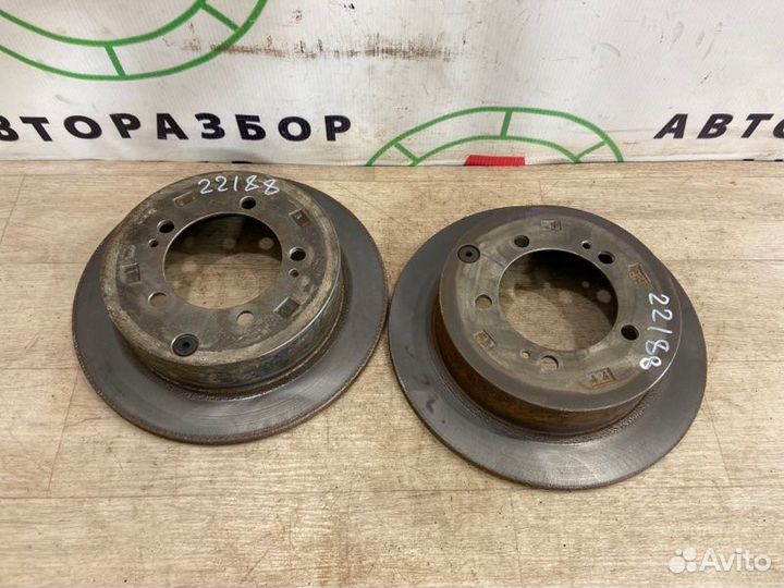 Диск тормозной задний Mitsubishi Lancer 9 CS5W