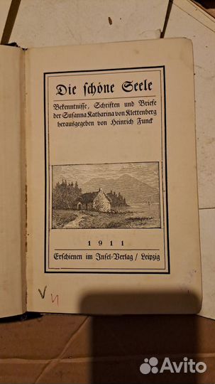 Старинная немецкая книга 1911г издание