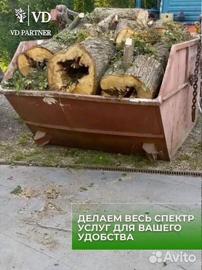 Спилить дерево на участке