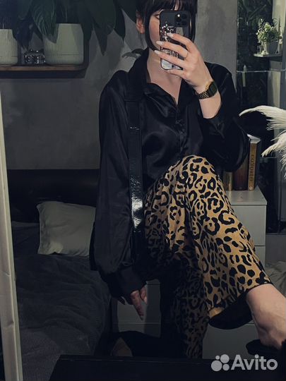 Леопардовые брюки женские