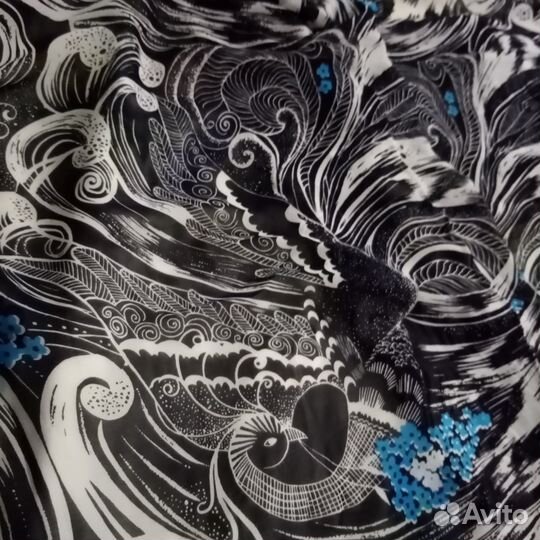 Шелк натуральный крепдешин. Ткани СССР