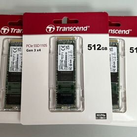 Новый SSD M.2 Nvme 512 gb Transcend TS512gмtе110S