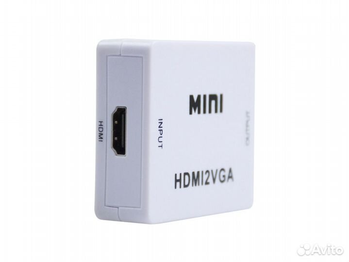 Конвертер hdmi (F) - VGA (F), 3.5мм mini Jack (F)