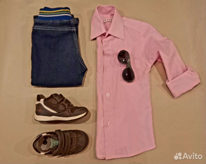 Рубашка для мальчика 92 98