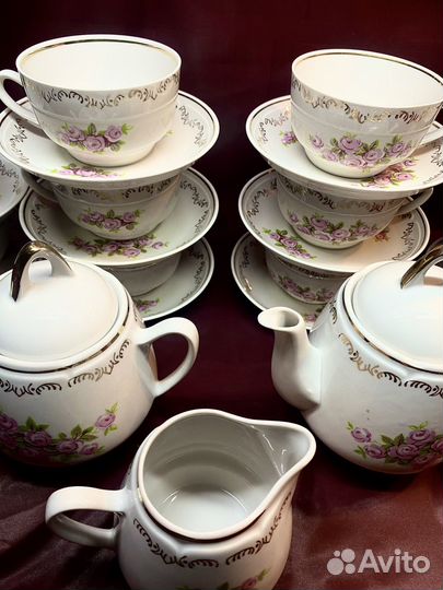 Сервиз чайный СССР Рига