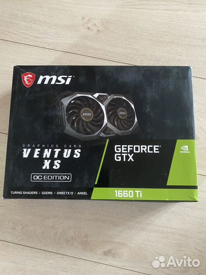 Видеокарта 1660ti